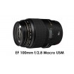 Canon Lens EF 100mm f/2.8 Macro USM